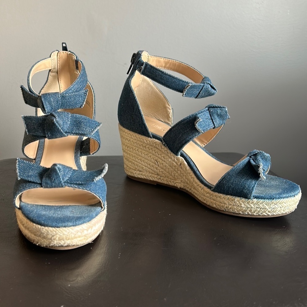 Expression Kady Denim Strap Sandals